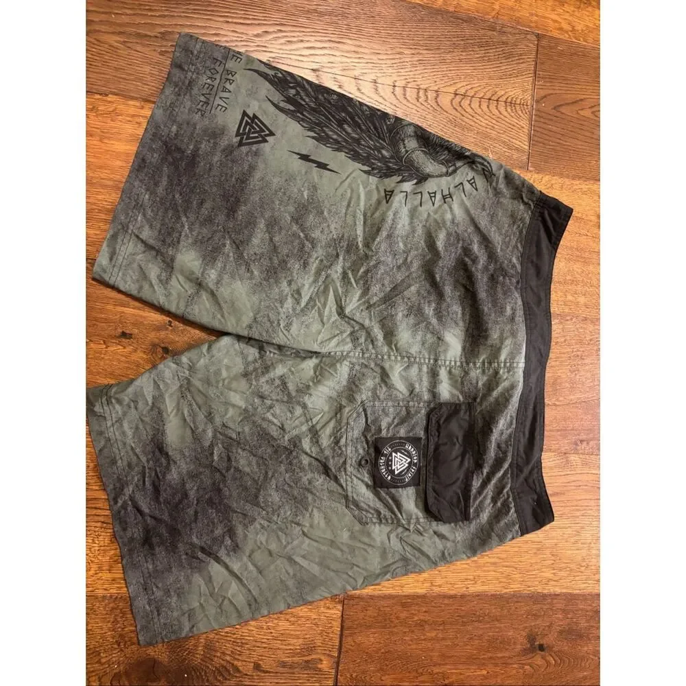 Howitzer halls of Valhalla veteran military board shorts 34